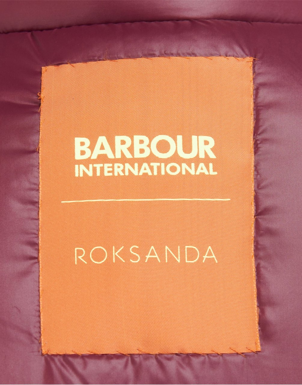 Barbour X Roksanda Arna Shine Gilet Jacket Rood