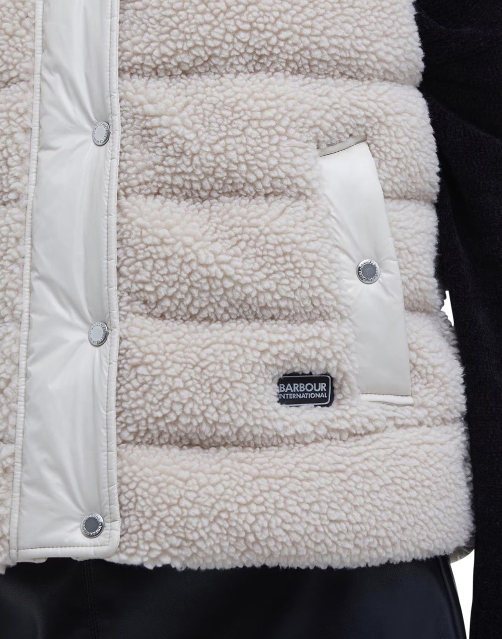 Barbour Archer Fleece Gilet Sherpa Vest Grijs