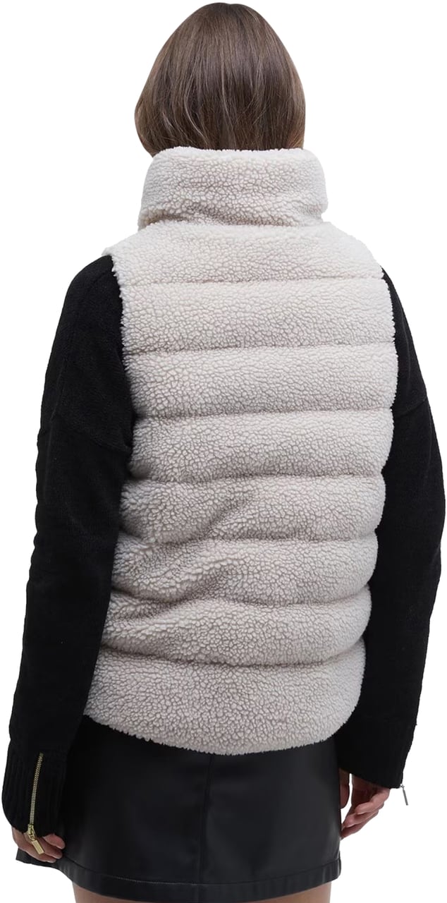 Barbour Archer Fleece Gilet Sherpa Vest Grijs