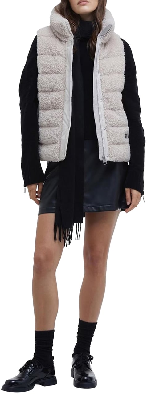 Barbour Archer Fleece Gilet Sherpa Vest Grijs