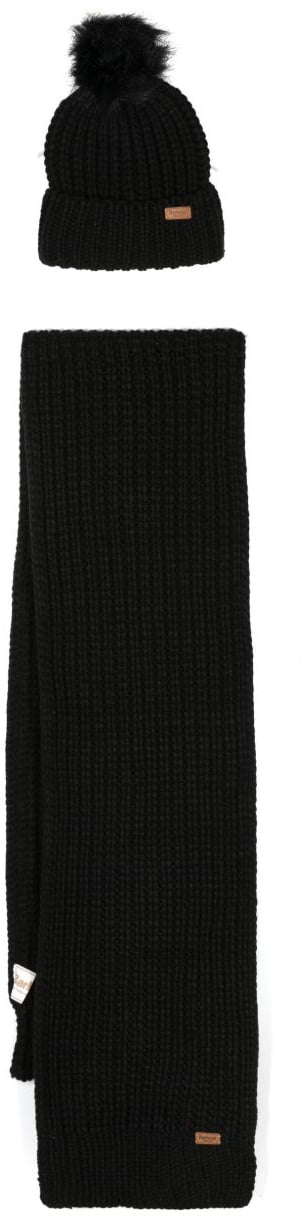 Barbour Scarfs Black Zwart