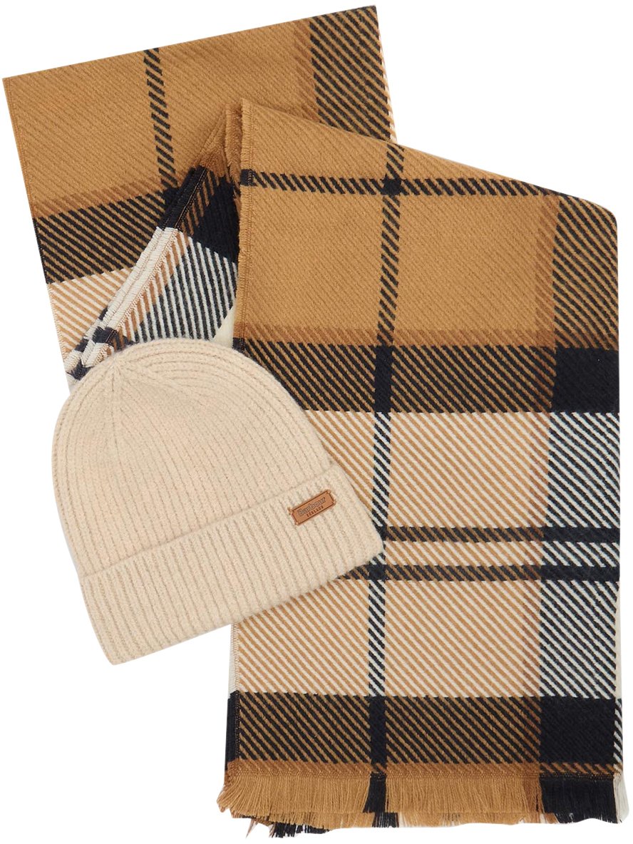 Barbour Scarfs Hessian Navy Bruin