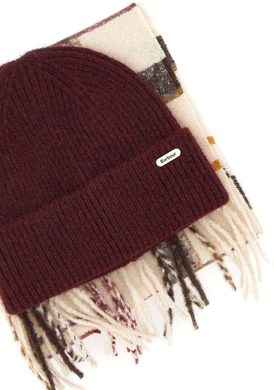 Barbour Scarfs Multicolor Maroon