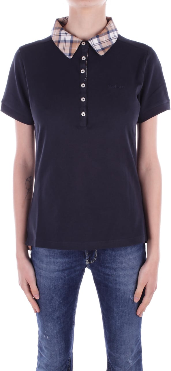 Barbour T-Shirts And Polos Blue Blauw