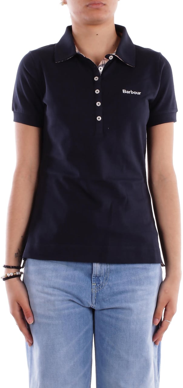 Barbour T-Shirts And Polos Blue Blauw