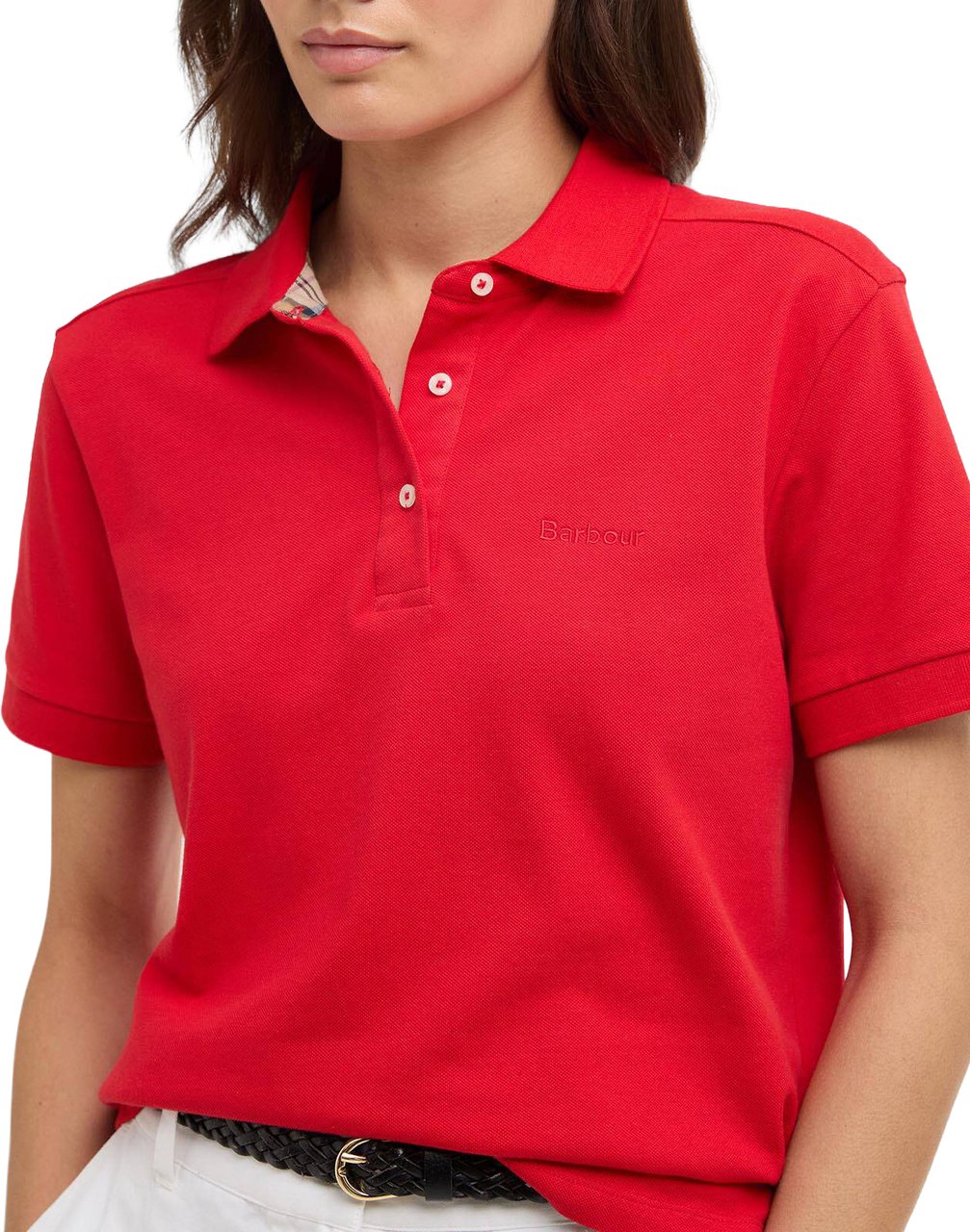 Barbour T-Shirts And Polos Poppy Red Rood