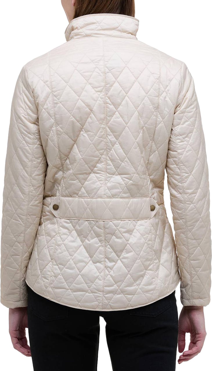 Barbour - Flyweight cavalry quilted jacket - LQU0228 - ST31 Pearl stone Wit