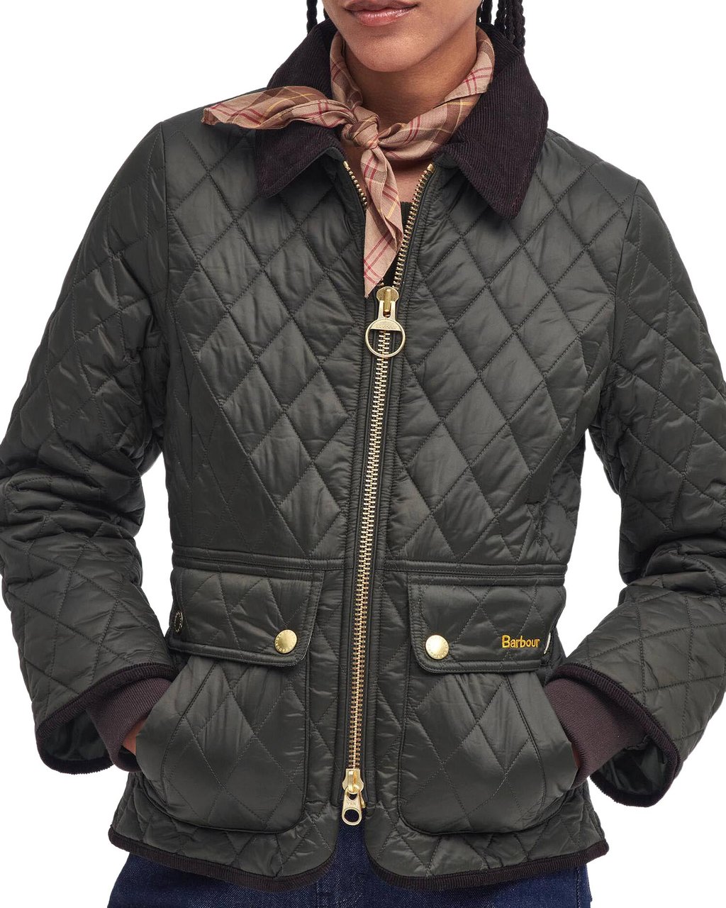 Barbour - Fitted beadnell quilted jacket - LQU1765 - SG91 Sage/ancient Groen
