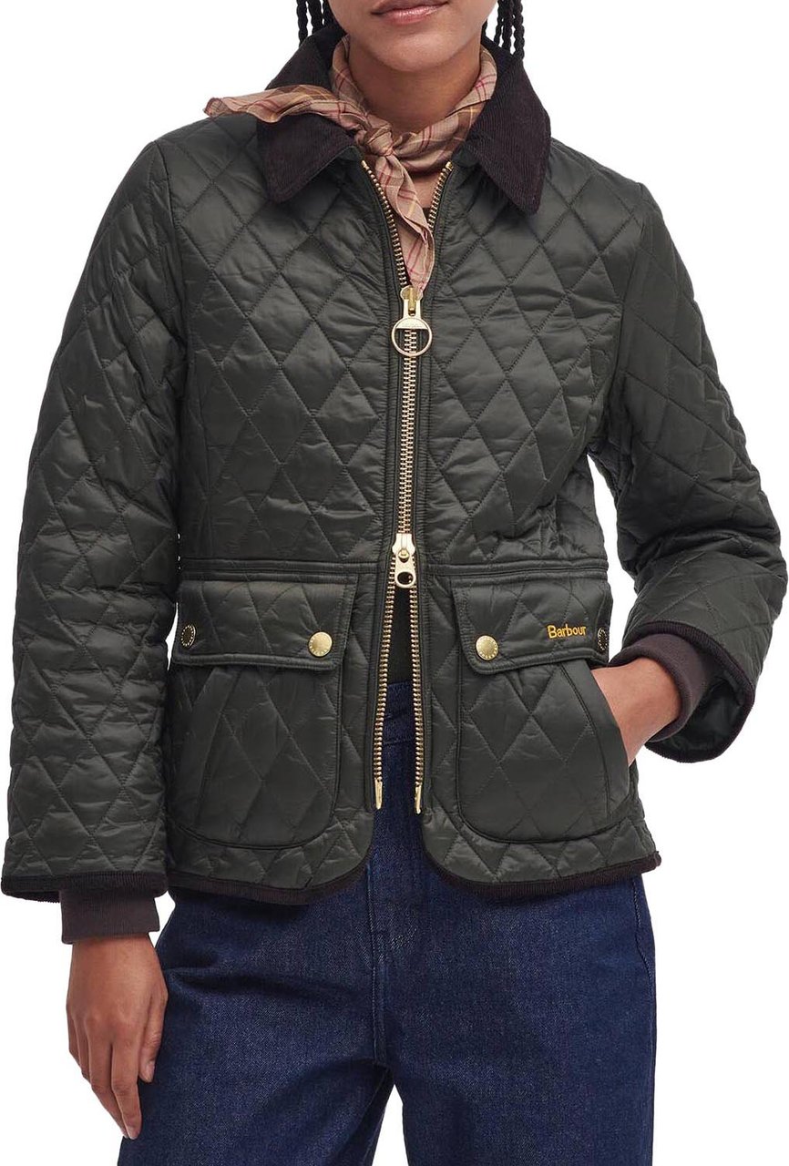 Barbour - Fitted beadnell quilted jacket - LQU1765 - SG91 Sage/ancient Groen
