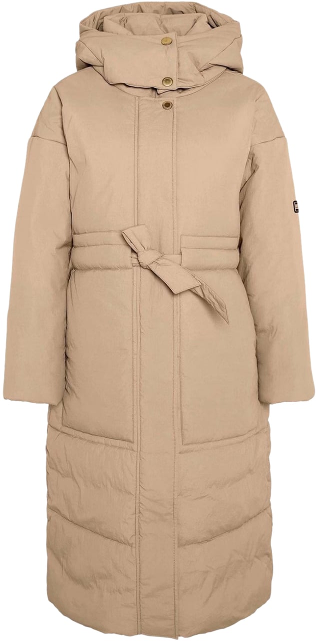 Barbour Serova Puffer Long Jacket Beige