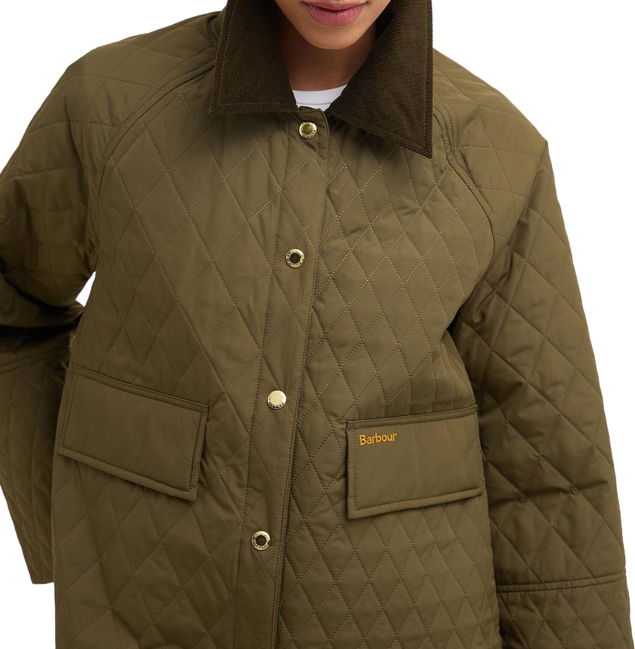 Barbour - Kirby quilted jacket - LQU1897 - GN93 Ivy green ancient Groen