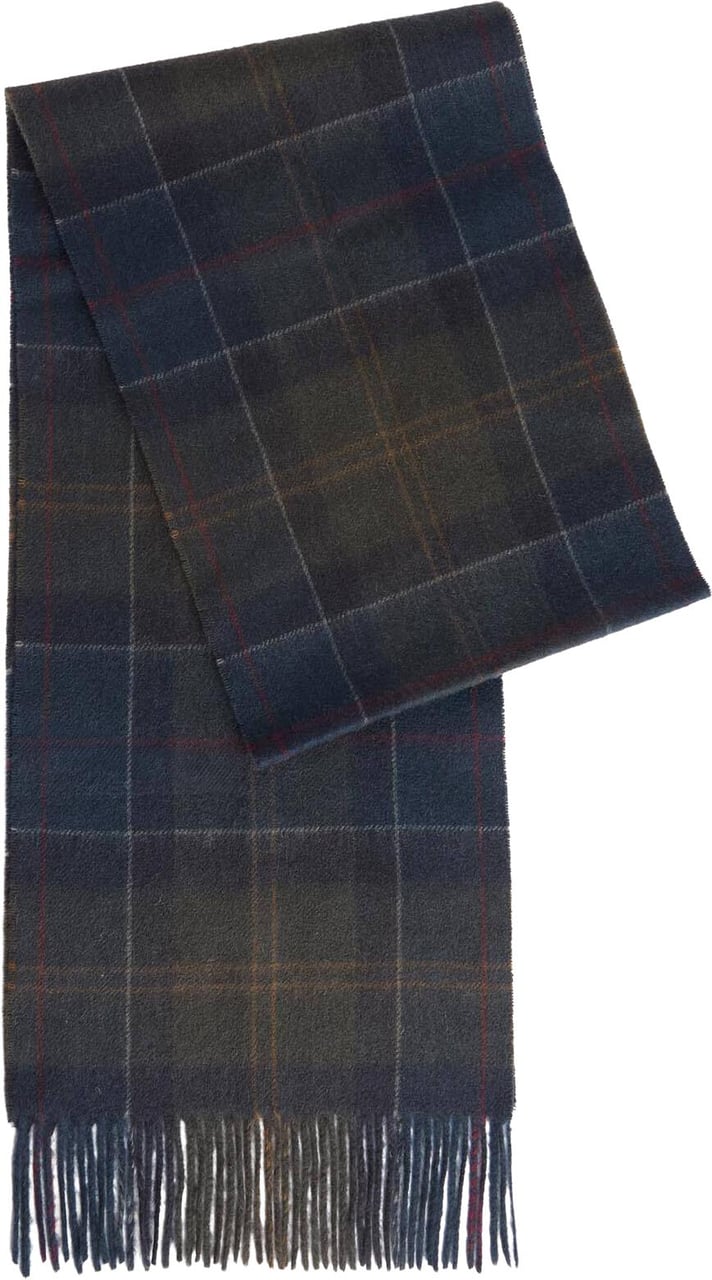 Barbour - Tartan scarf - LSC0129 - TN43 Shadow classic tartan Blauw