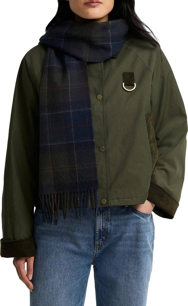 Barbour - Tartan scarf - LSC0129 - TN43 Shadow classic tartan Blauw