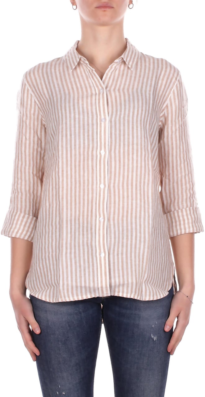 Barbour Shirts Cream Wit