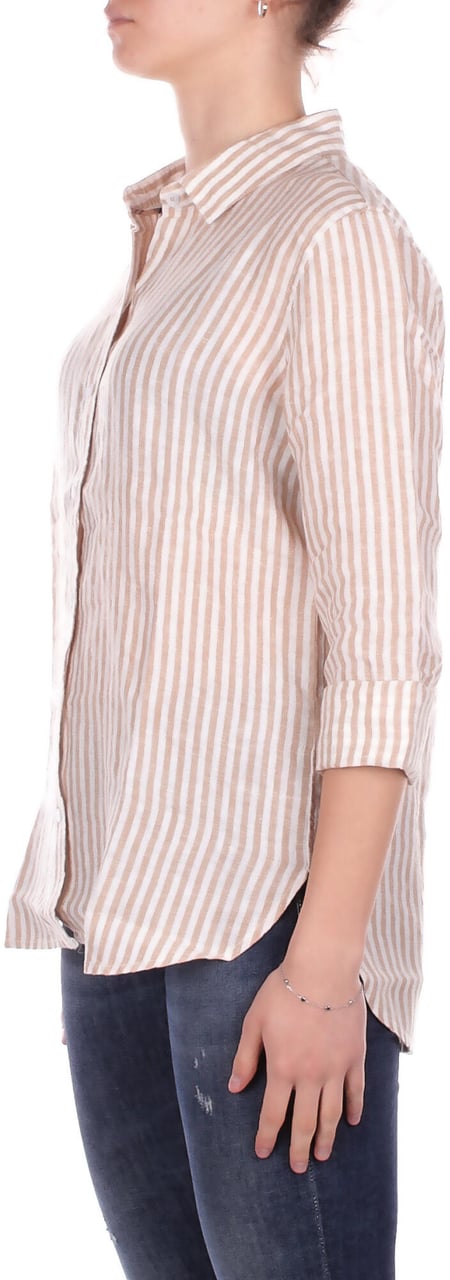 Barbour Shirts Cream Wit