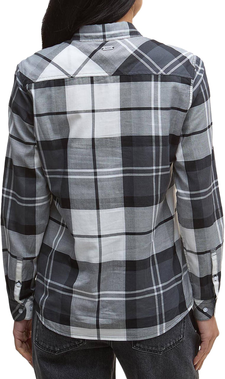 Barbour Shirts Charcoal Tartan Donkergrijs