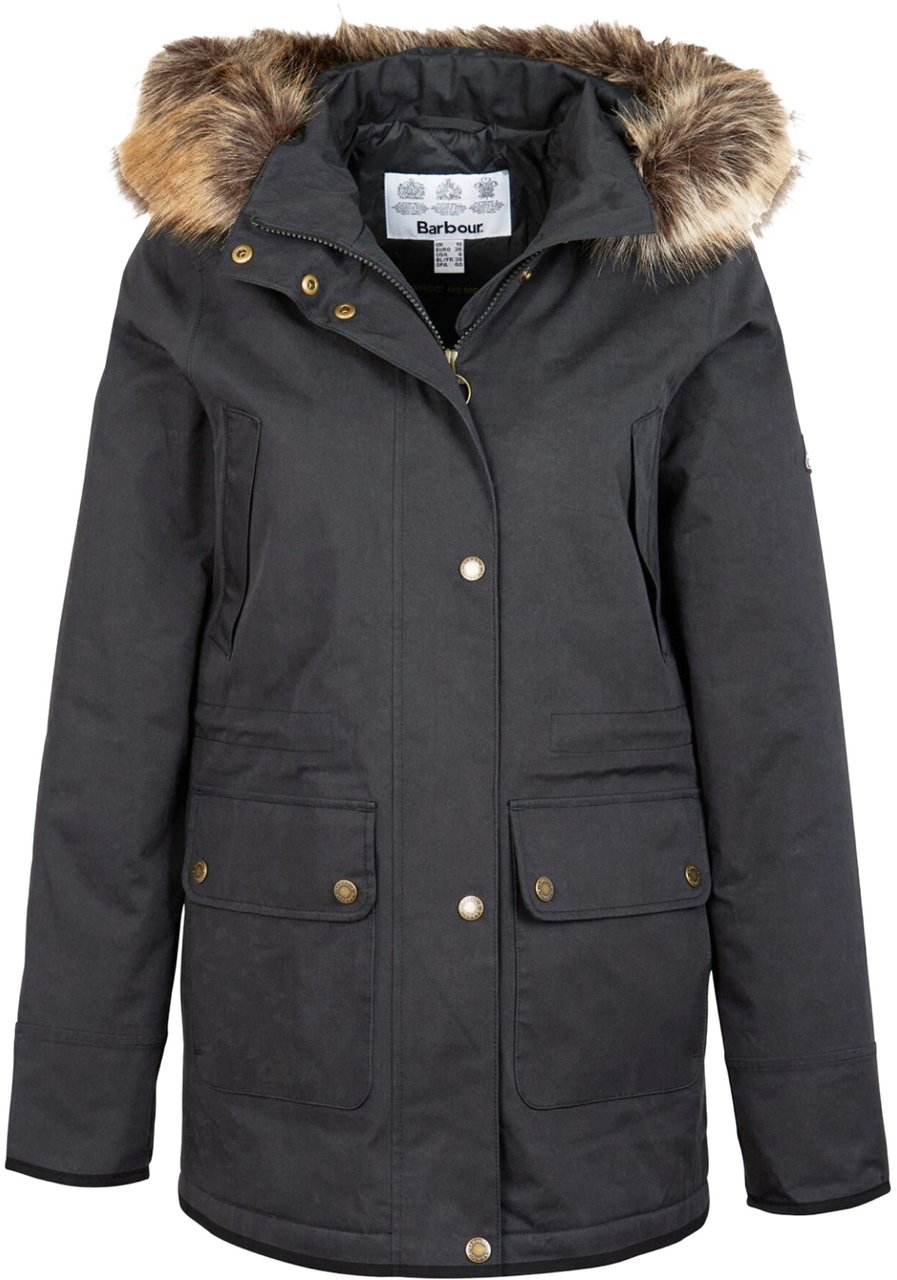 Barbour Belmount Hooded Jacket Zwart
