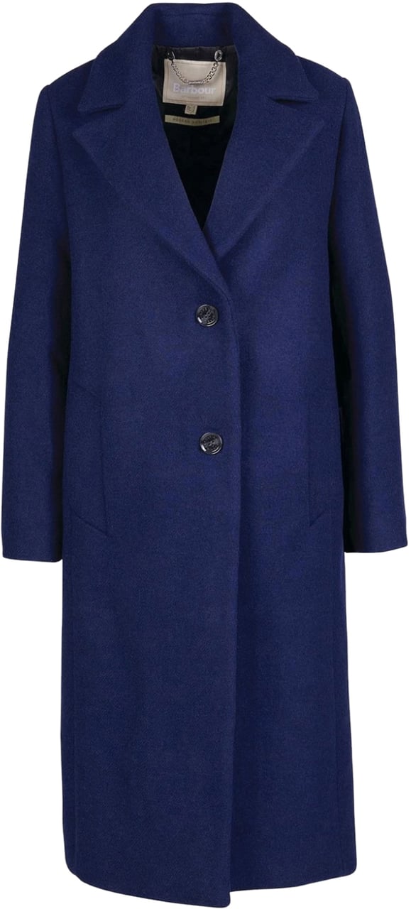 Barbour Angelina Wool Coat Blauw