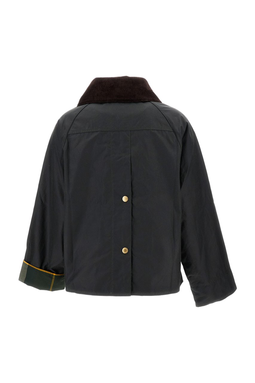 Barbour Catton Sage Donkergroen