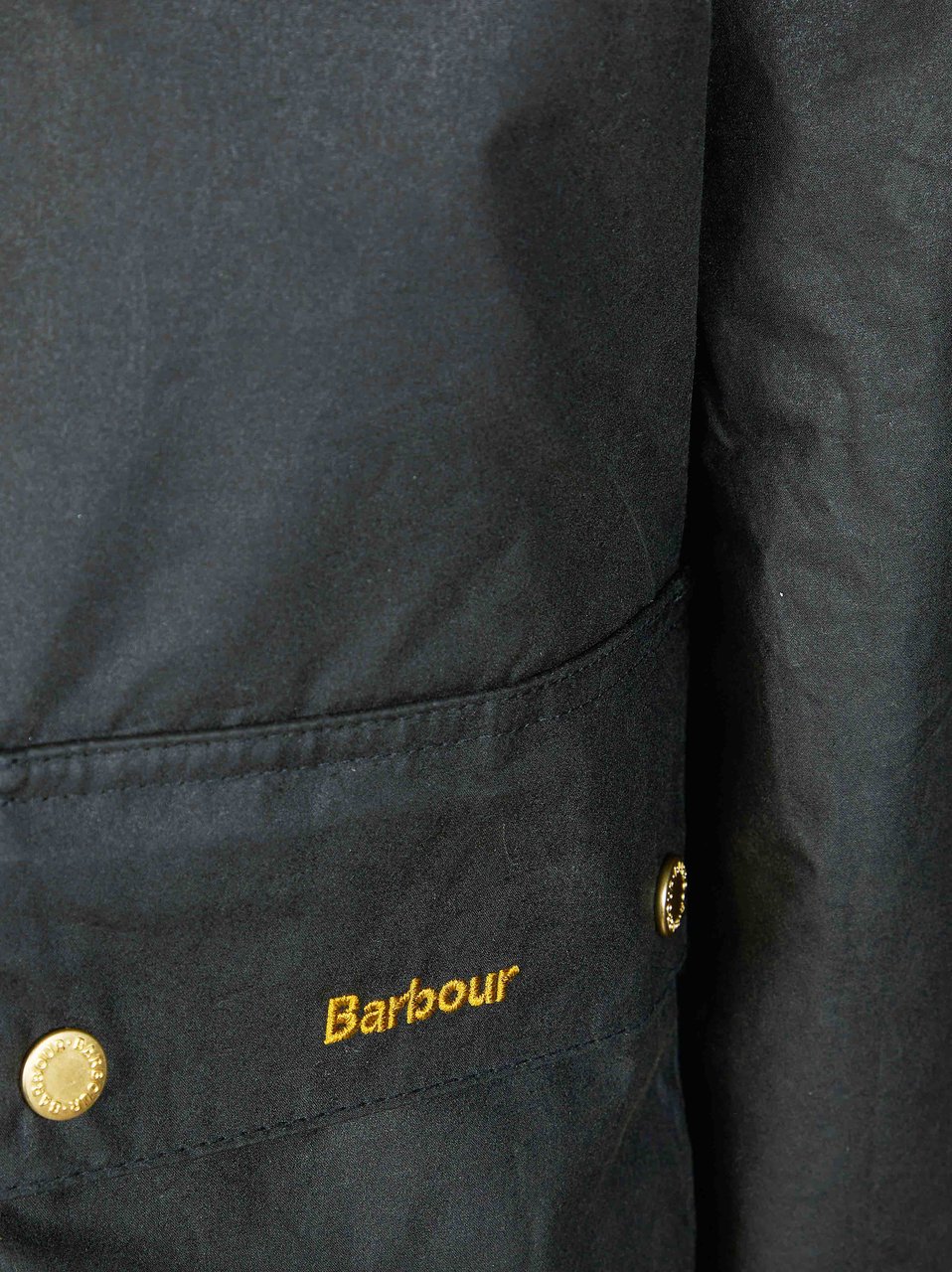 Barbour Rich Brown Waxed Corduroy Jacket Zwart