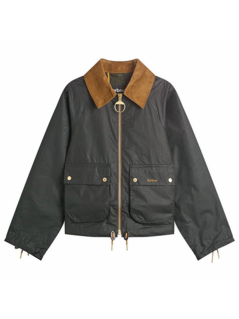 Barbour Fern & Ancient Waxed Cotton Jacket Groen