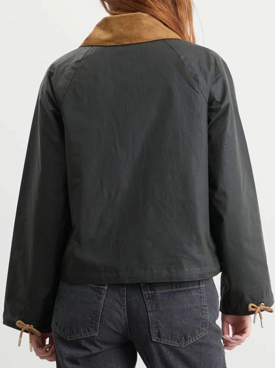 Barbour Fern & Ancient Waxed Cotton Jacket Groen