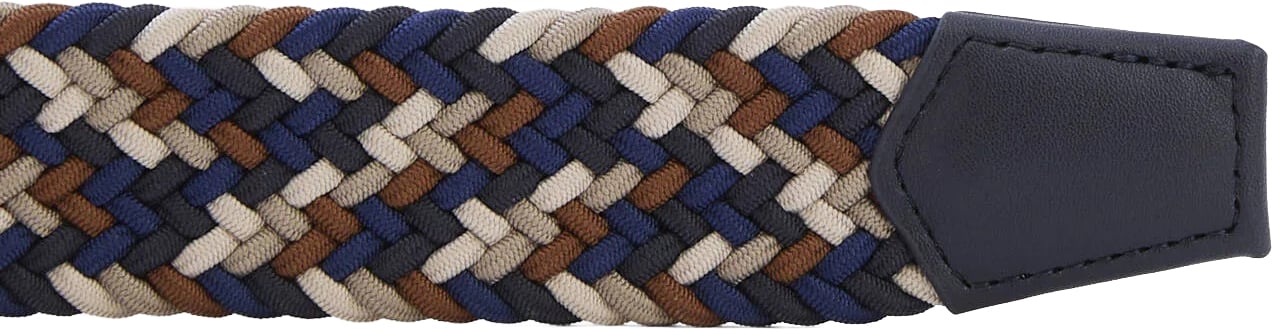 Barbour Belts Navy/ Rust Mix Divers