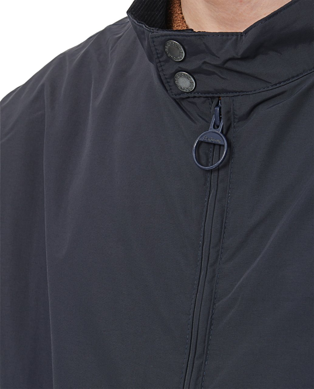 Barbour Lightweight Casual Jacket with Stand Collar Blauw