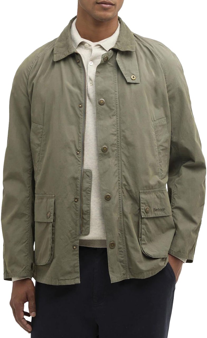 Barbour Heren Ashby Casual Jacket Groen Groen