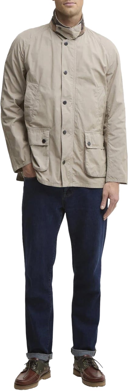 Barbour Heren Ashby Casual Jacket Grijs Grijs