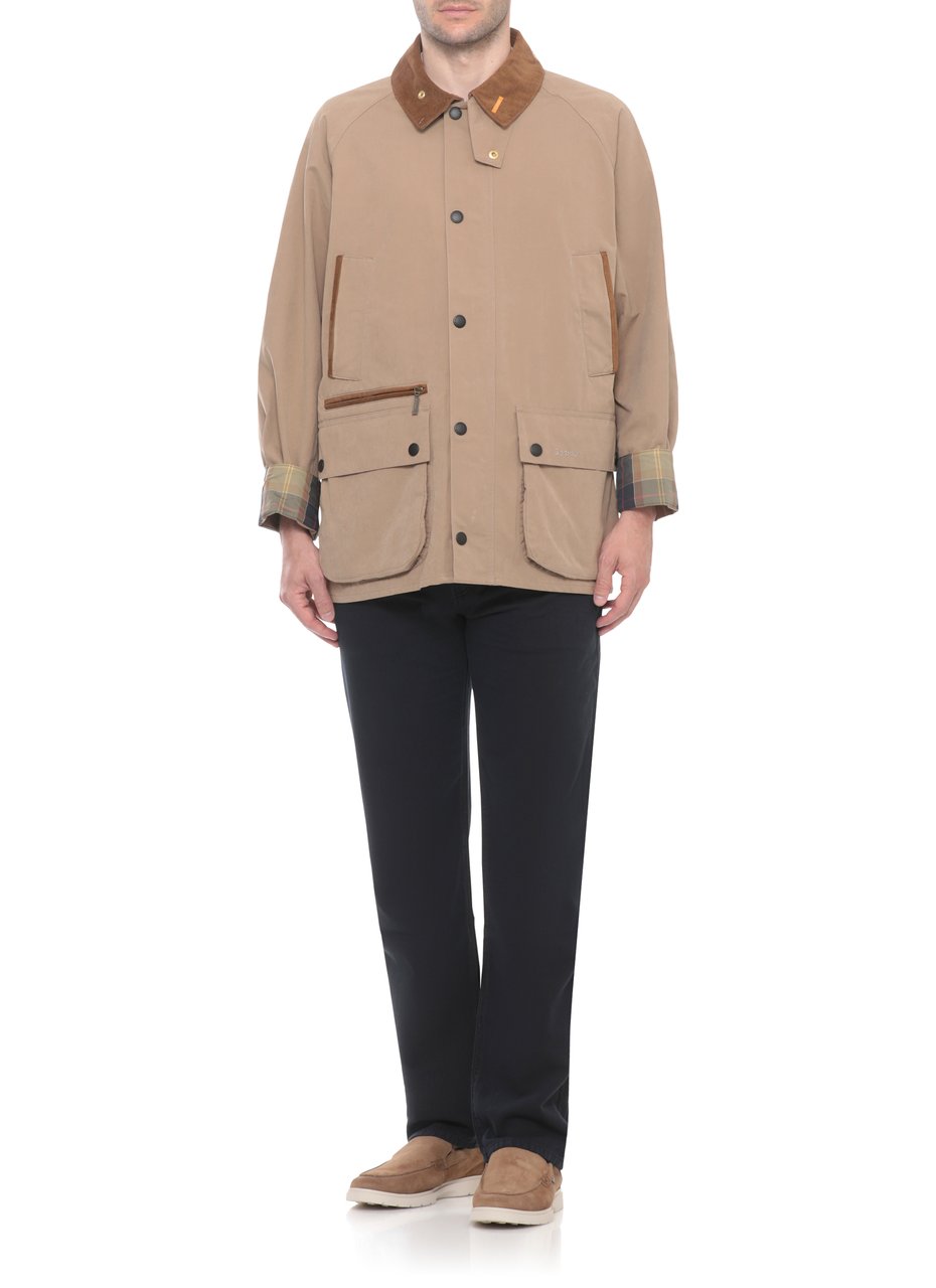 Barbour Brown Bedale Cotton-Blend Jacket Roze