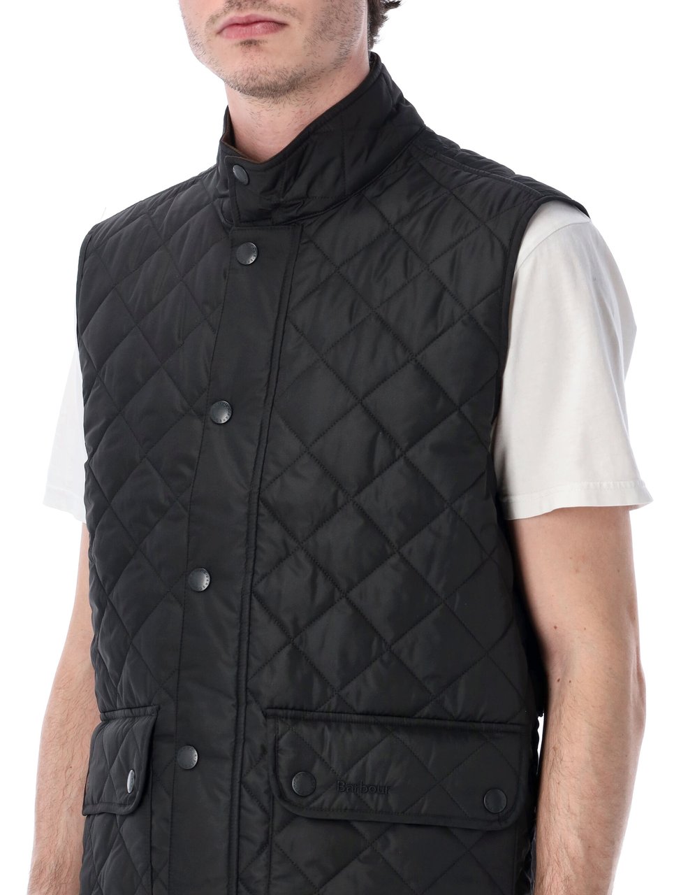 Barbour New Lowerdale Vest Nero Zwart