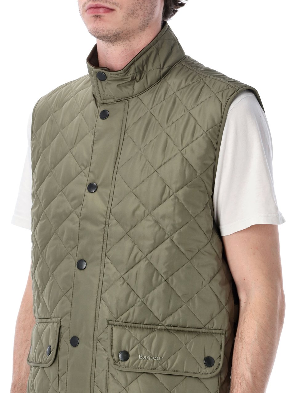Barbour New Lowerdale Vest Verde Groen