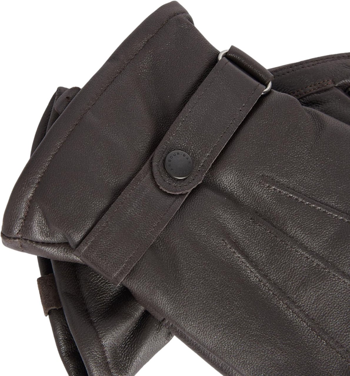 Barbour Gloves Dark Brown Bruin