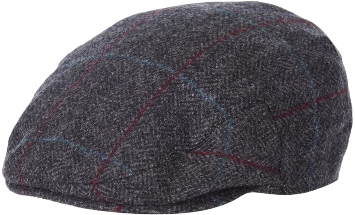 Barbour Hats Charcoalredblue Divers