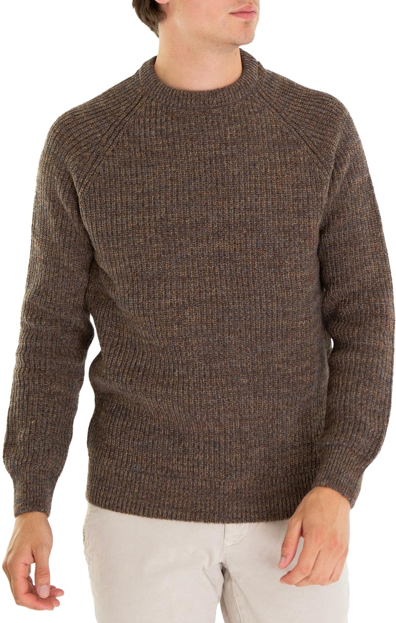 Barbour Heren Horseford Crew Neck Bruin