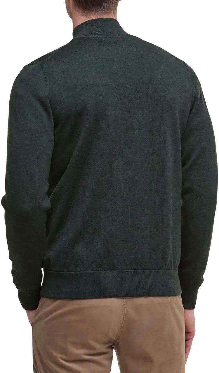 Barbour Heren Gamlin Half Zip Olive Groen Groen