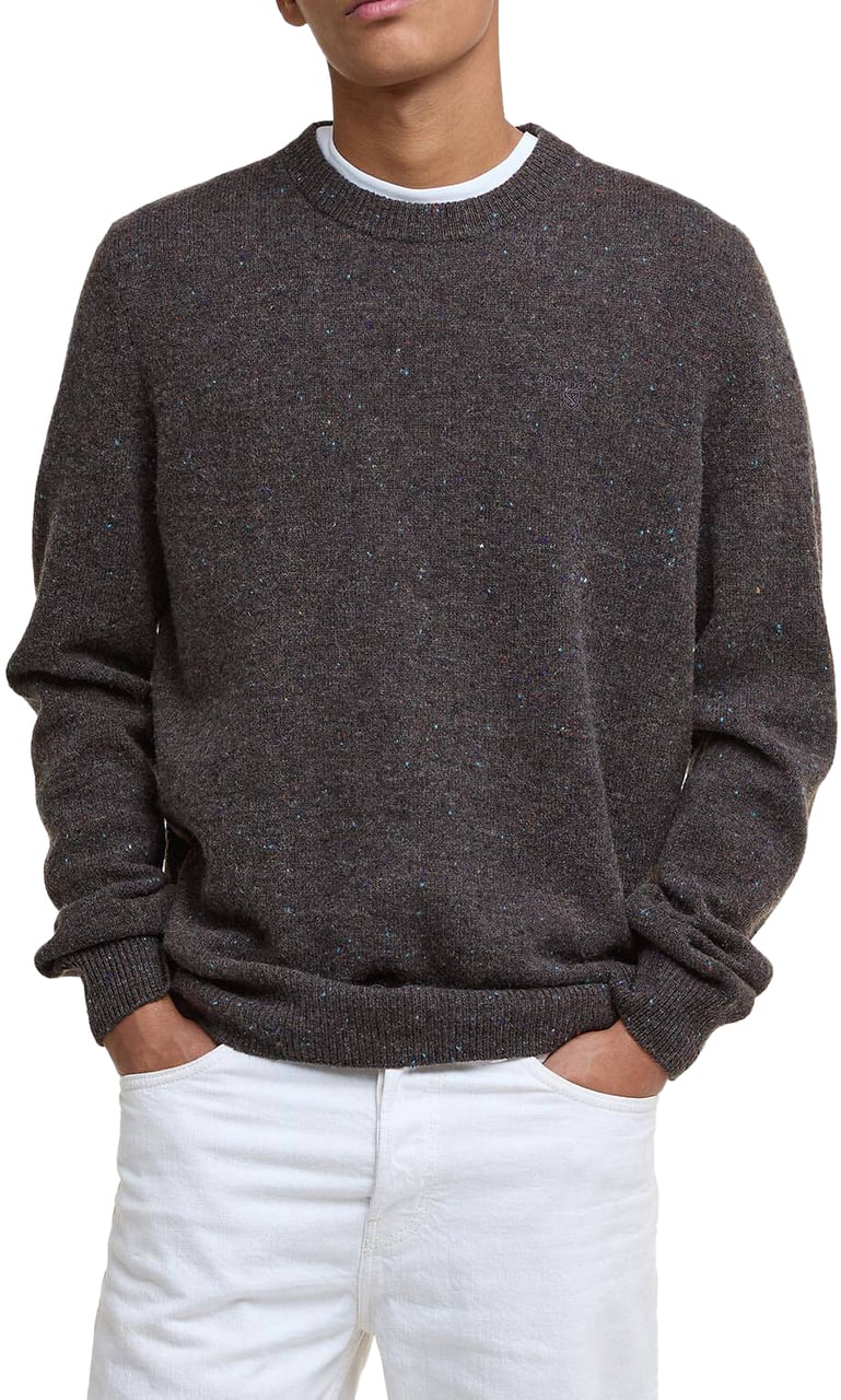 Barbour Sweaters Dark Oak Bruin