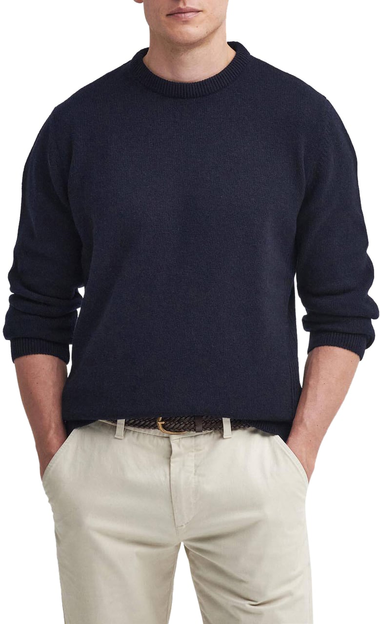 Barbour Sweaters Blue Blauw