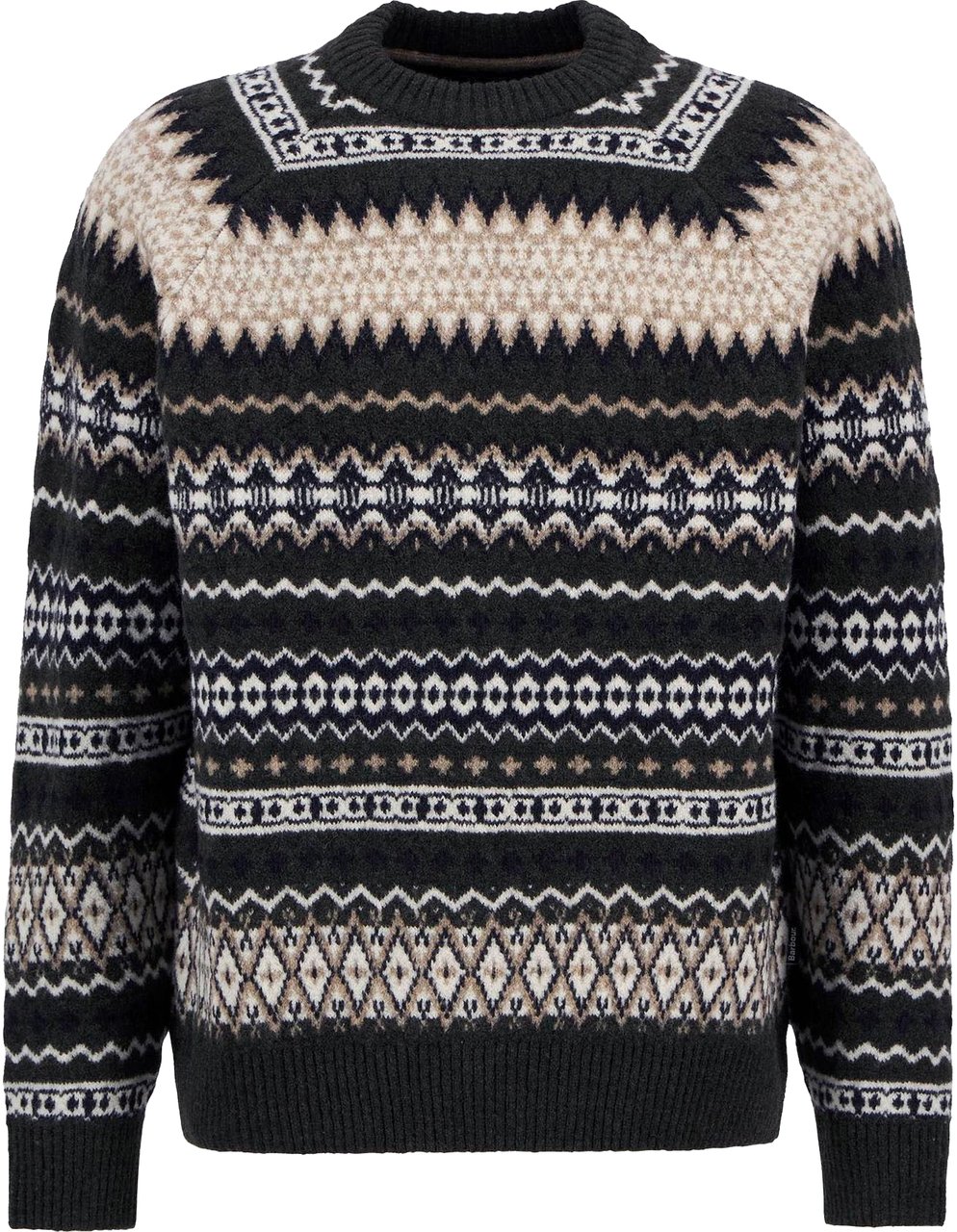 Barbour Heren Hase Fair Isle Sweater Groen Groen