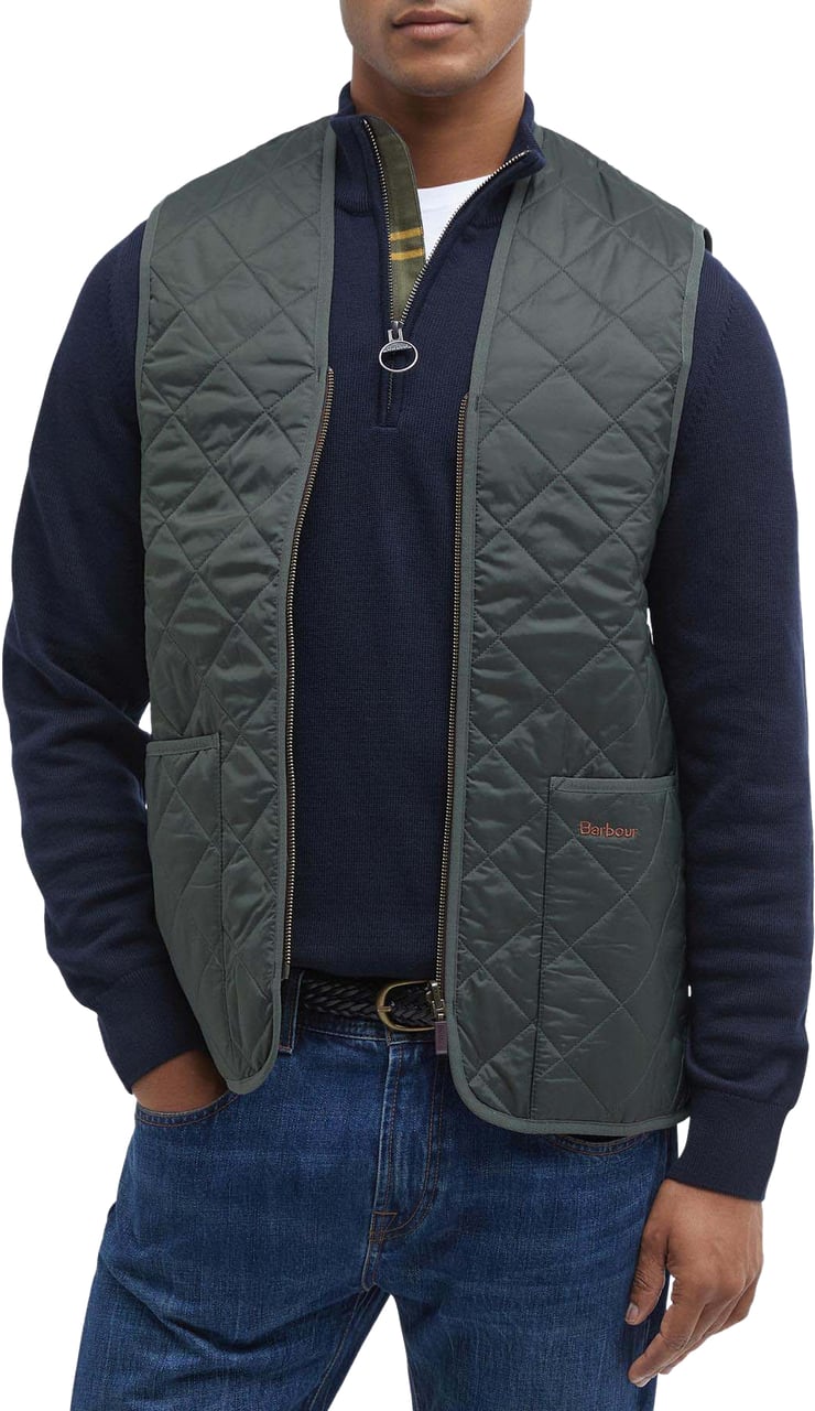 Barbour Heren QUILTED WAISTCOAT Groen