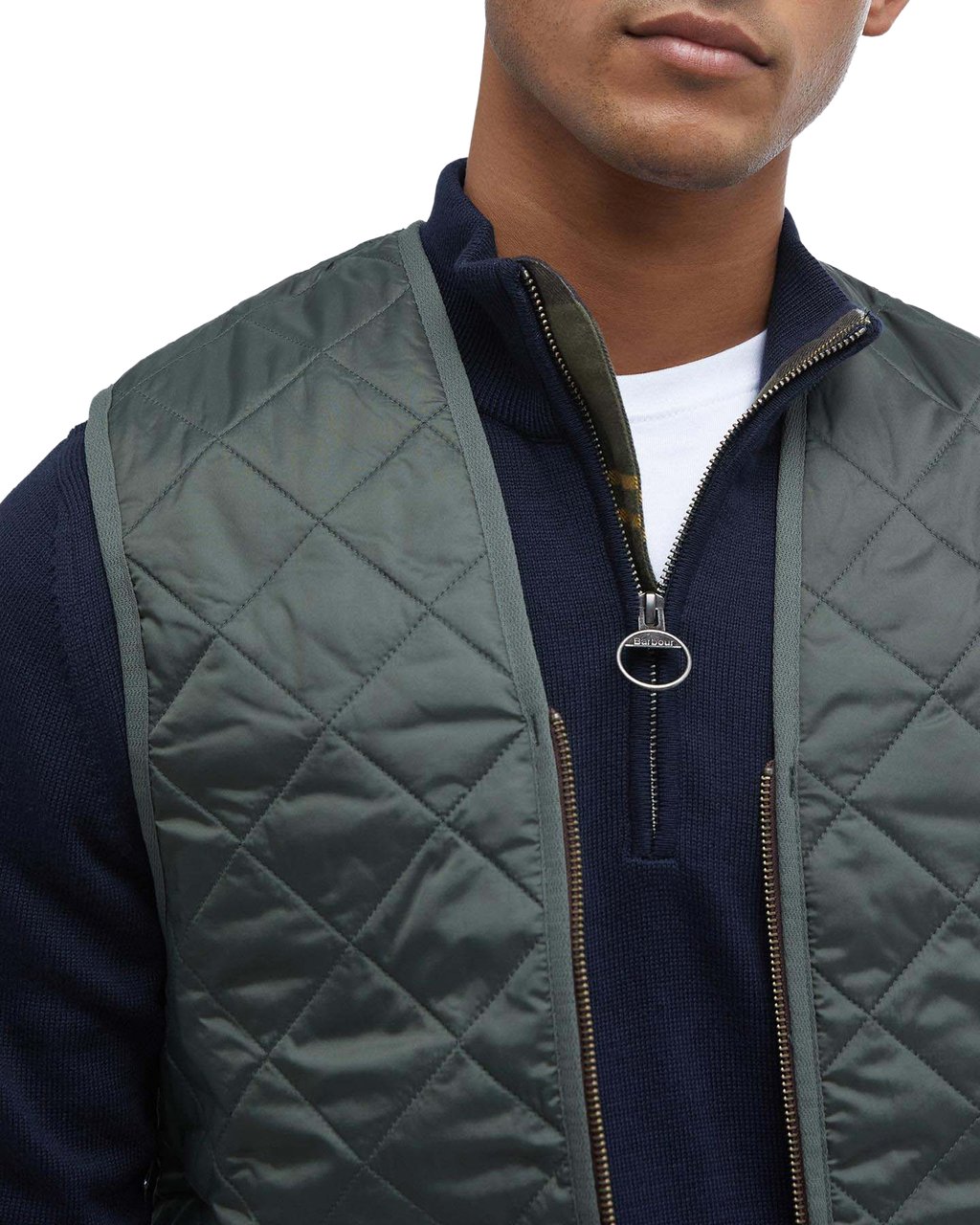 Barbour Heren QUILTED WAISTCOAT Groen