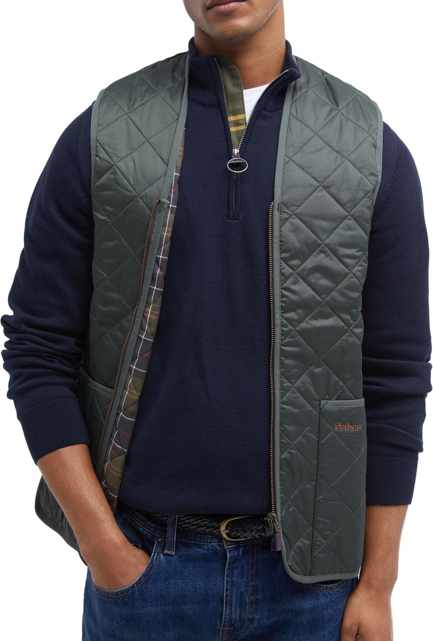 Barbour Heren QUILTED WAISTCOAT Groen