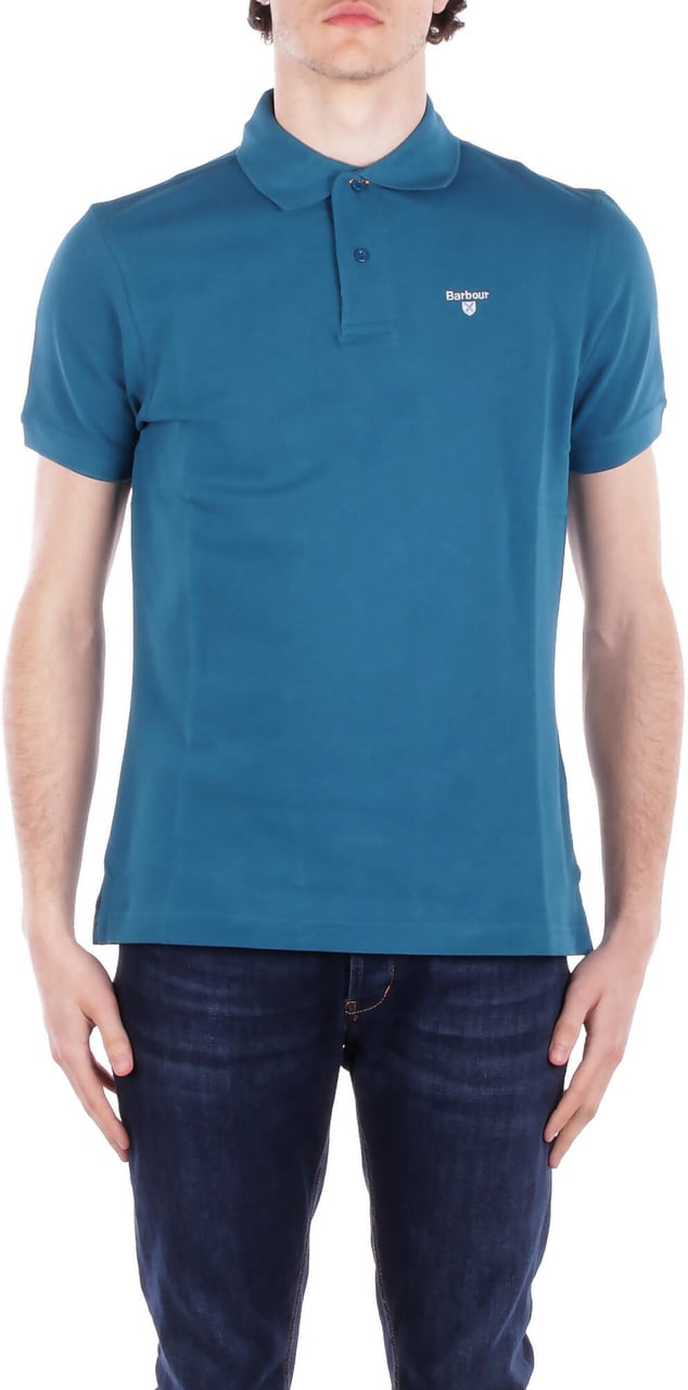 Barbour T-Shirts And Polos Blue Blauw