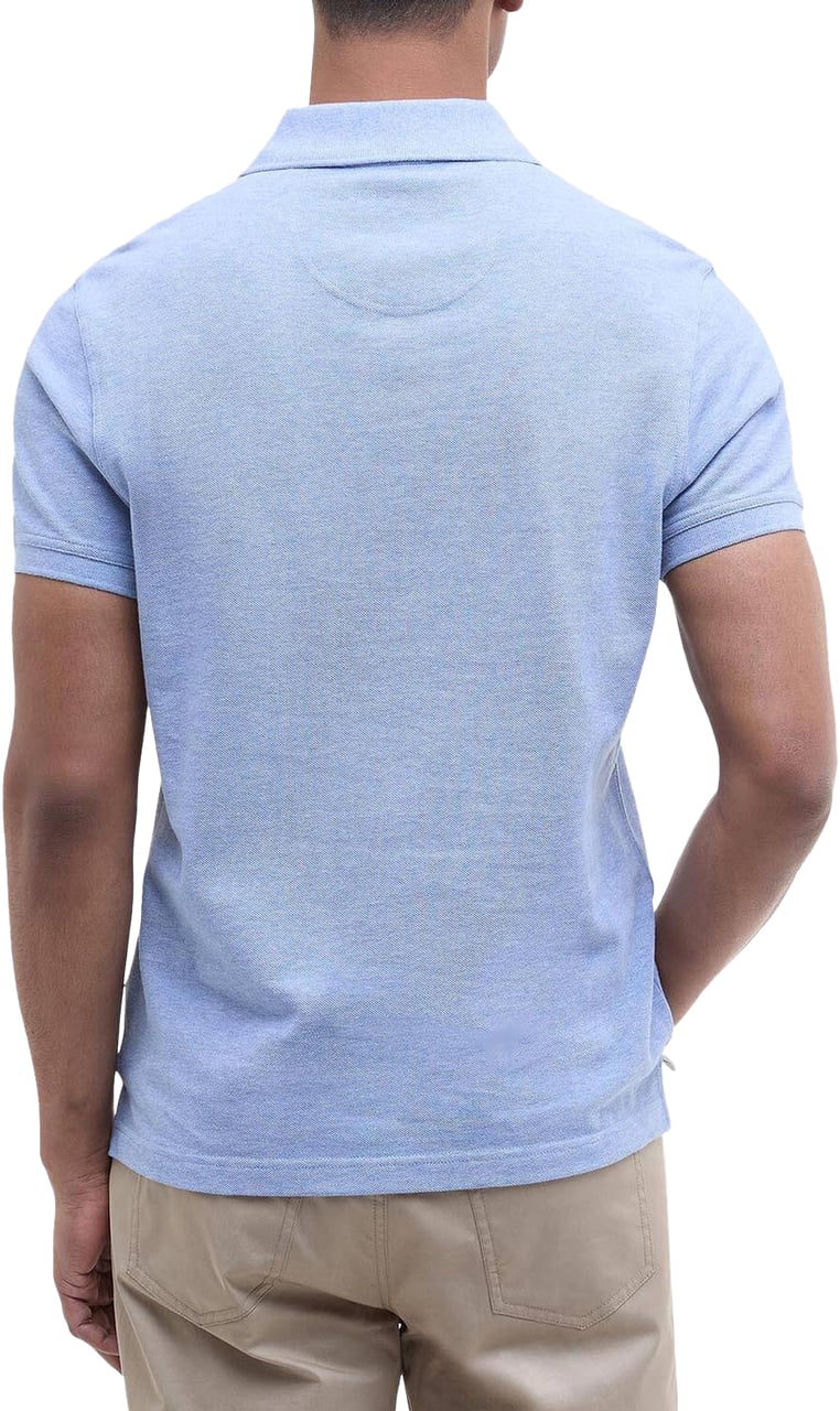 Barbour Heren Tartan Pique Polo Blauw Blauw