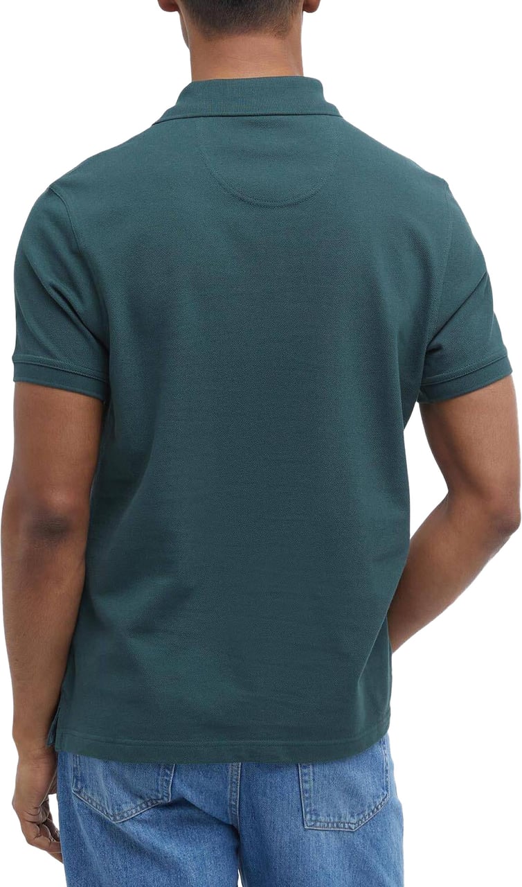 Barbour Heren Tartan Pique Polo Groen Groen