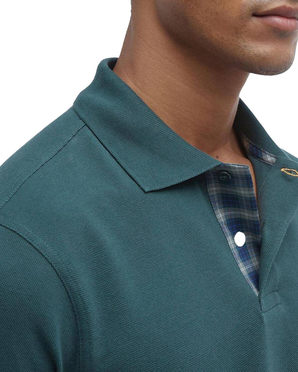 Barbour Heren Tartan Pique Polo Groen Groen