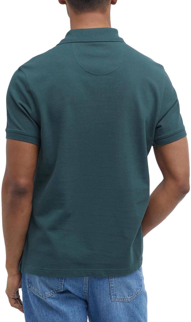 Barbour Heren Tartan Pique Polo Groen Groen
