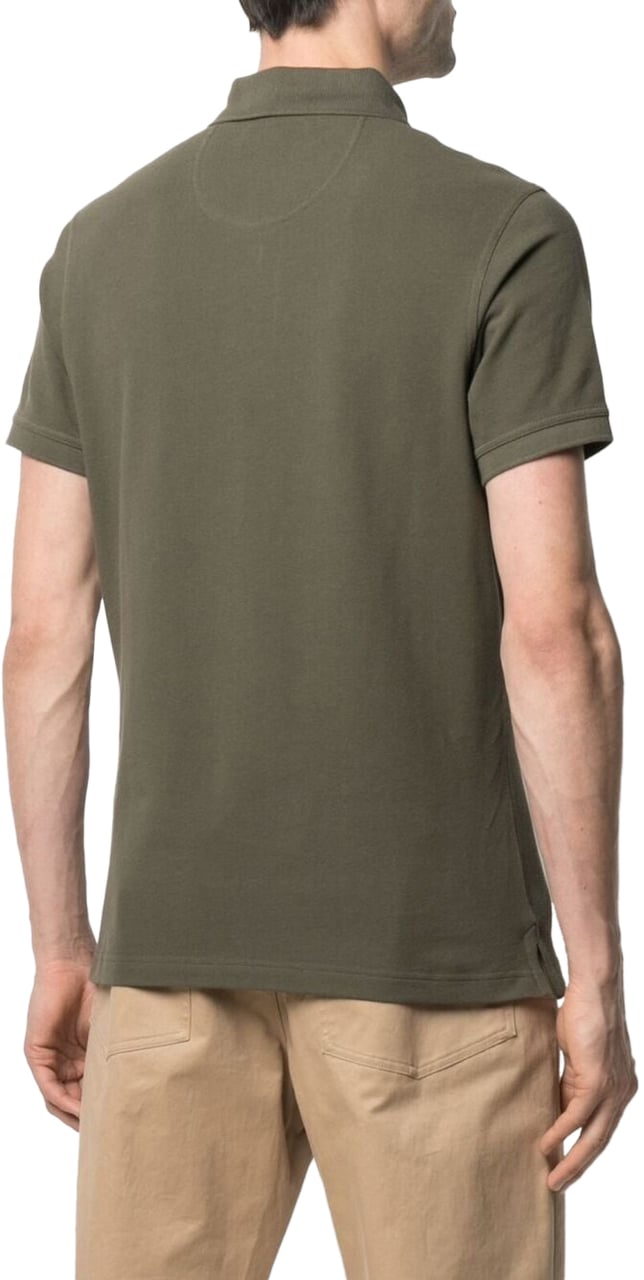 Barbour T-Shirts And Polos Dark Olive Groen