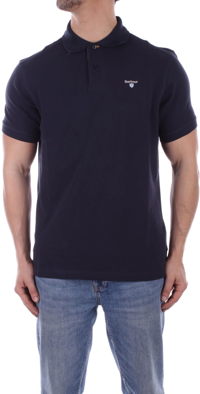 Barbour T-Shirts And Polos Blue Blauw